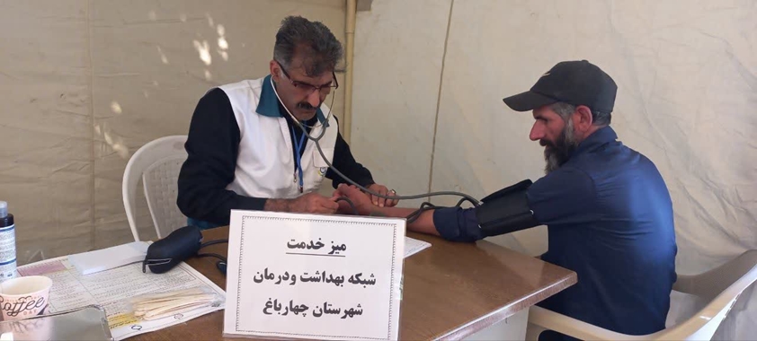 برپایی موکب خدمت رهبر شهید